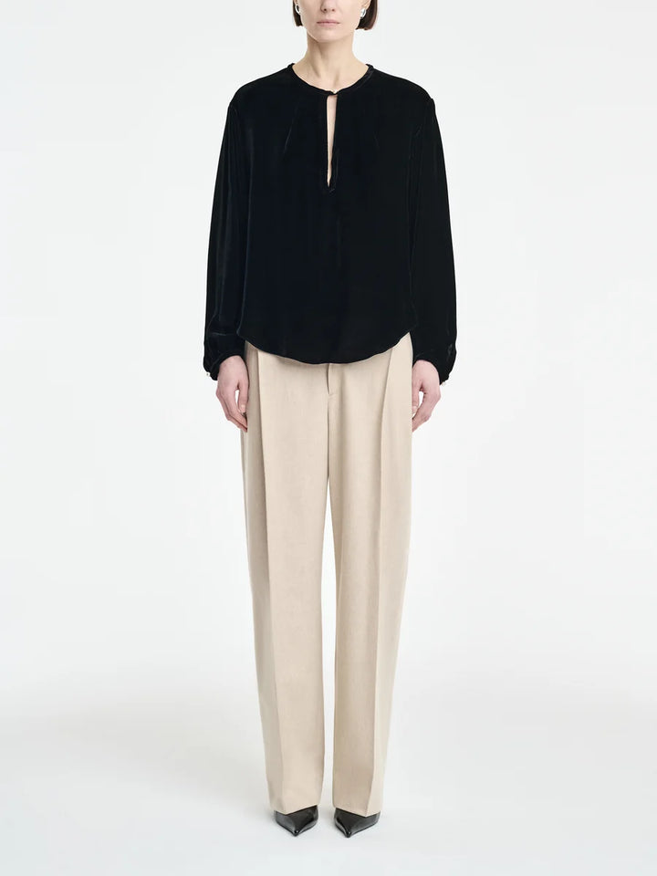 MARIA MCMANUS PEARL BUTTON BLOUSE