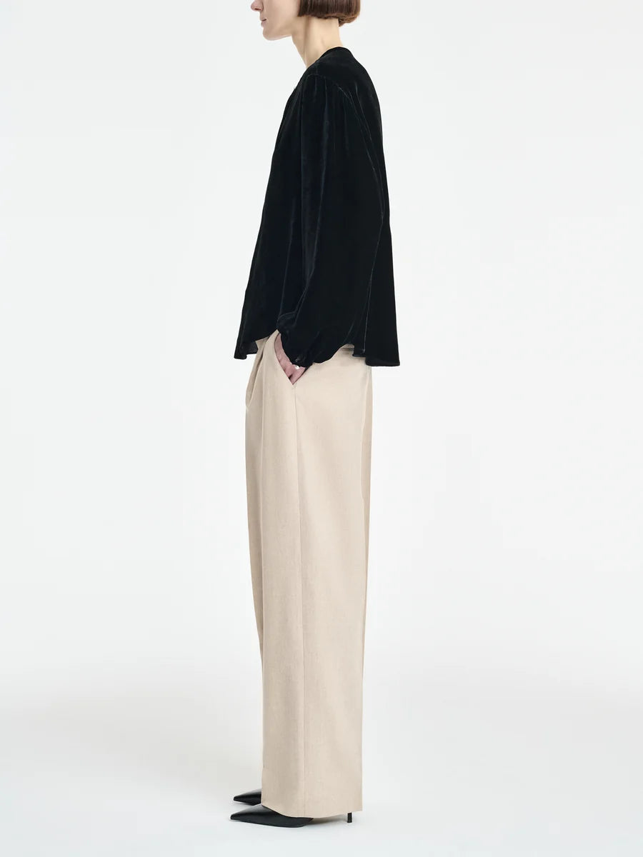 MARIA MCMANUS PEARL BUTTON BLOUSE