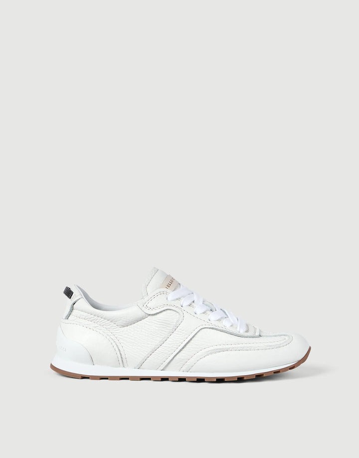 BRUNELLO CUCINELLI LEATHER RUNNER SHOES