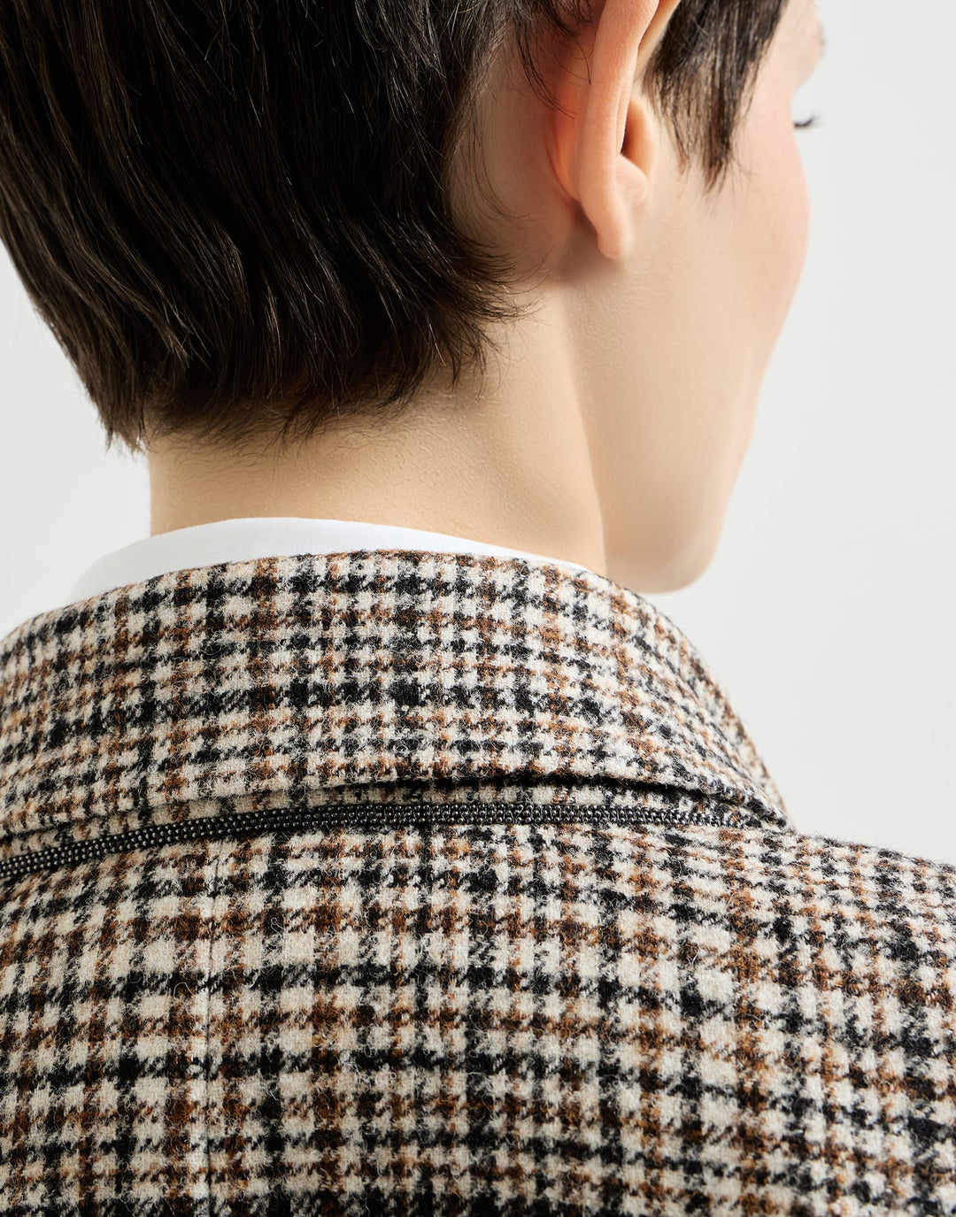BRUNELLO CUCINELLI PRINCE OF WALES BLAZER