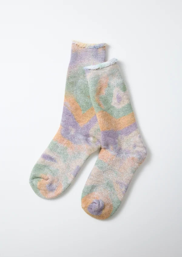 ROTOTO TIE DYE PILE SOCKS