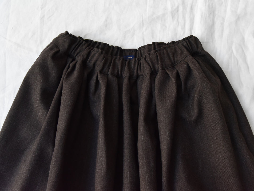 MAKIE ANDREA WOOL PLEATED SKIRT