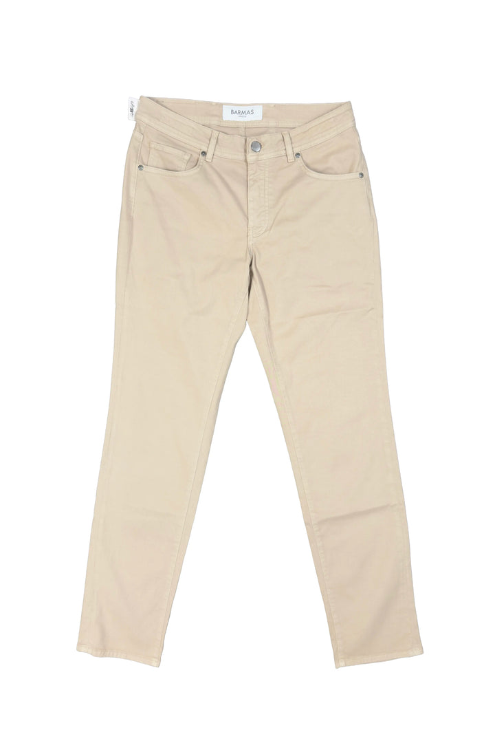 Beige pants on a white background