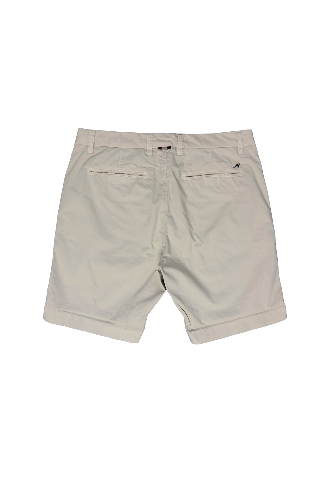 Beige shorts on a white background