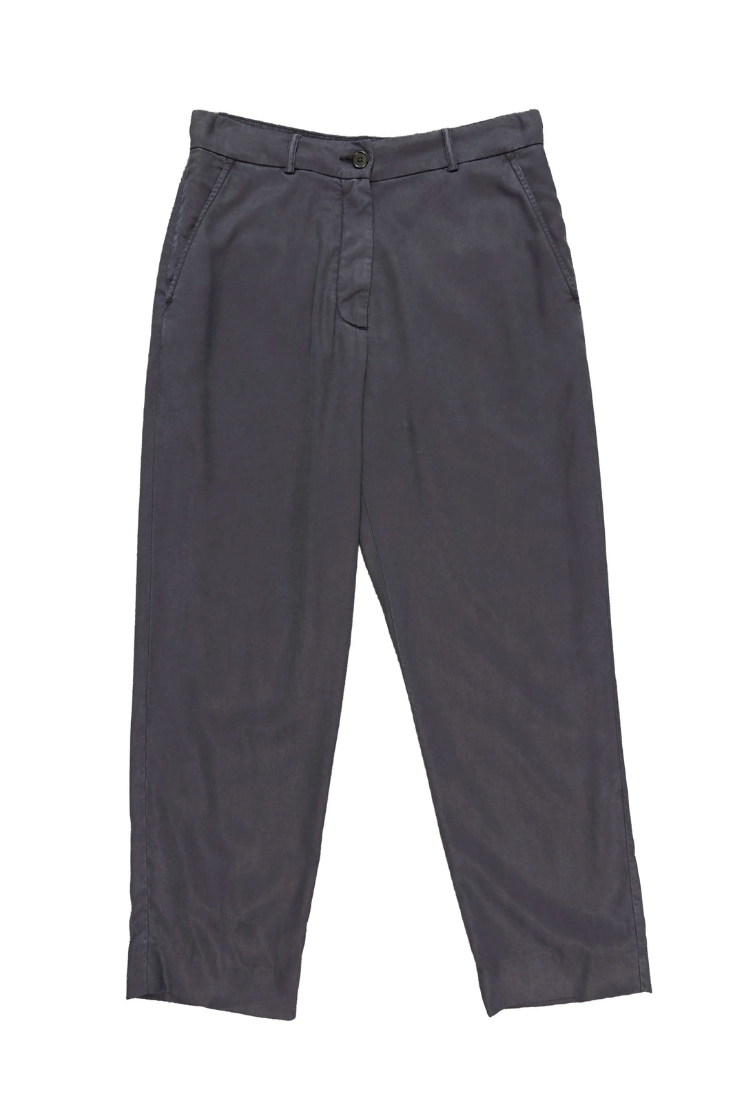 Gray pants on a white background