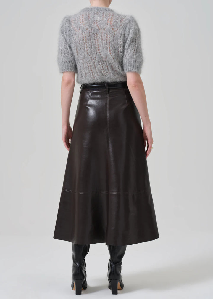 CITIZENS OG HUMANITY CASSIA LEATHER SKIRT