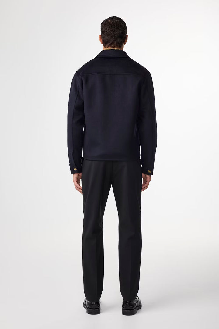 NN07 ALBAN 8447 NAVY ZIP JACKET