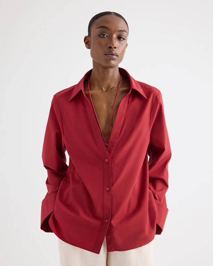 TWP DEEP V RELAXED SHIRT