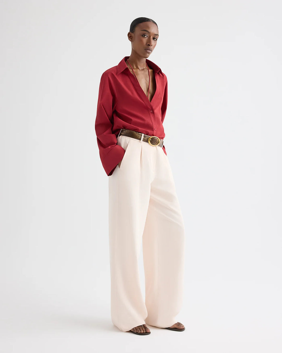 TWP DEEP V RELAXED SHIRT