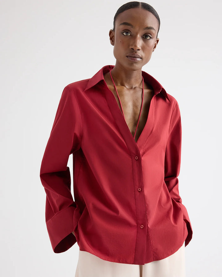 TWP DEEP V RELAXED SHIRT