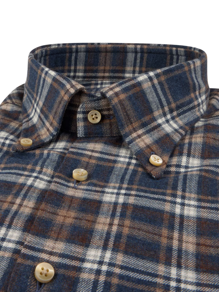 Stenströms Plaid Cotton Flannel Shirt, product image