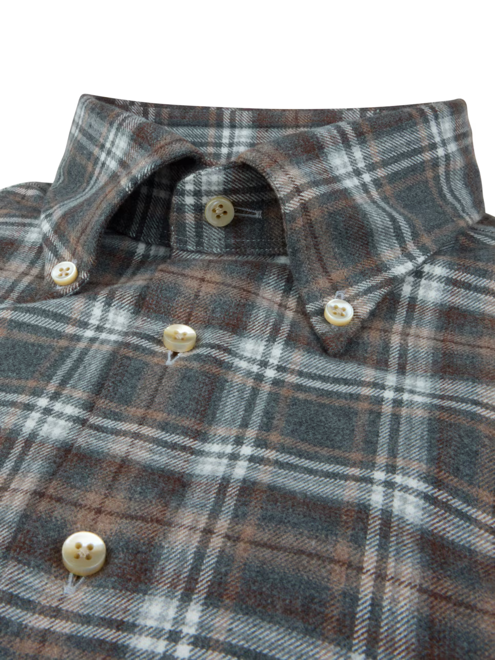 Stenströms Plaid Cotton Flannel Shirt, product image