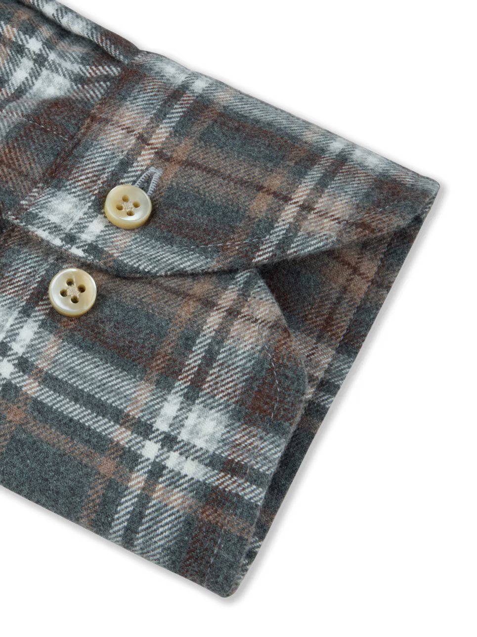 Stenströms Plaid Cotton Flannel Shirt, product image