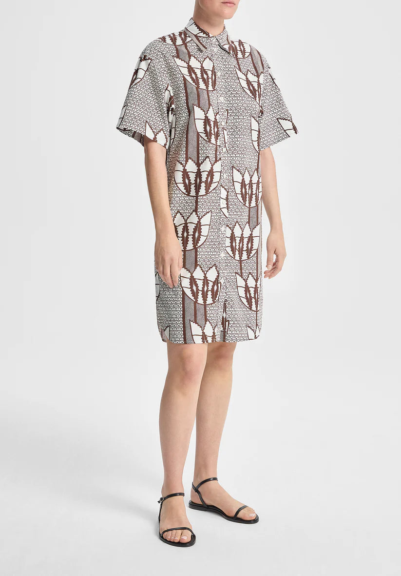 BITE STUDIOS SHINE PRINTED SHIRT DRESS