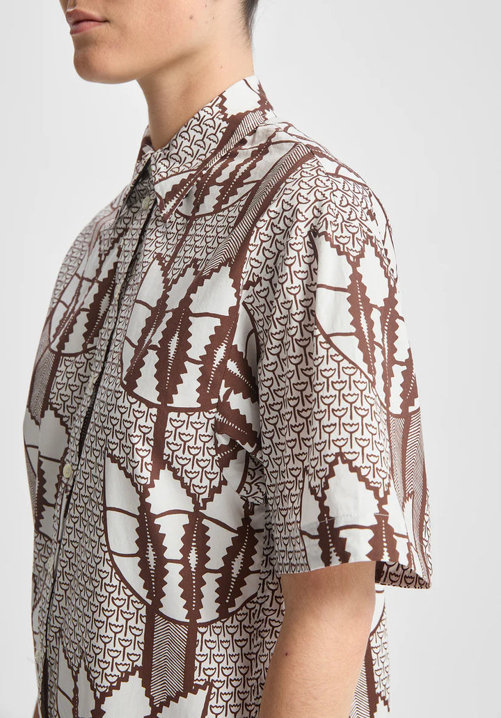 BITE STUDIOS SHINE PRINTED SHIRT DRESS
