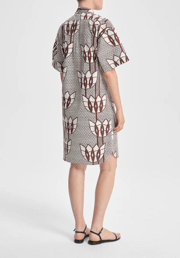 BITE STUDIOS SHINE PRINTED SHIRT DRESS