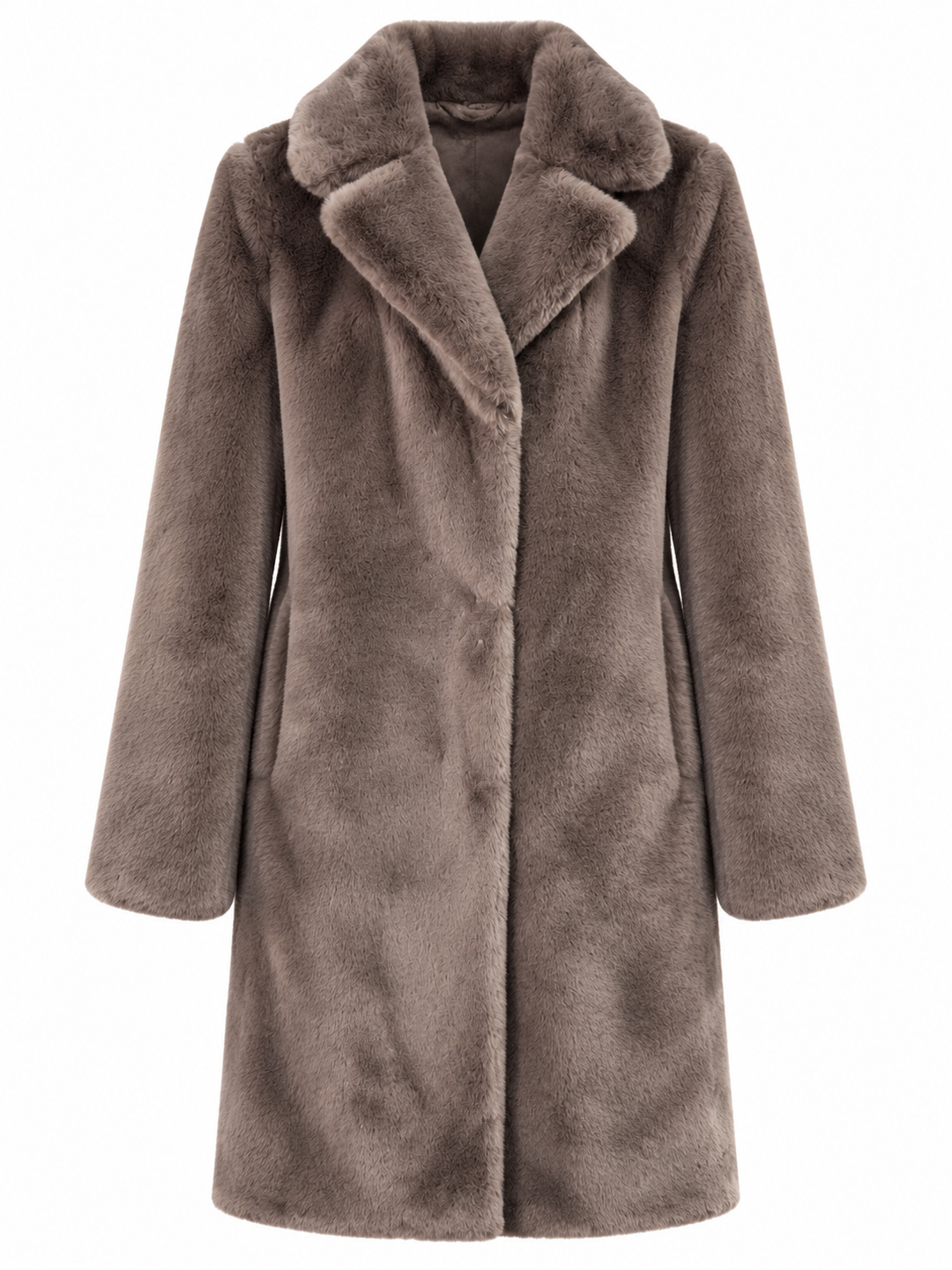 HERNO FAUX FUR COAT
