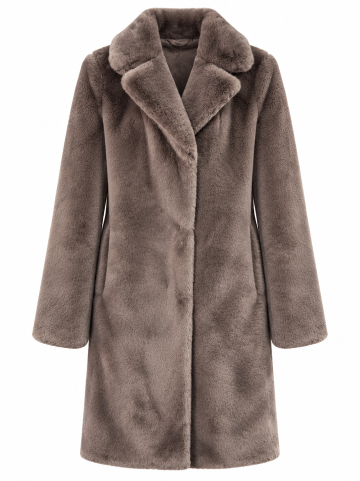 HERNO FAUX FUR COAT