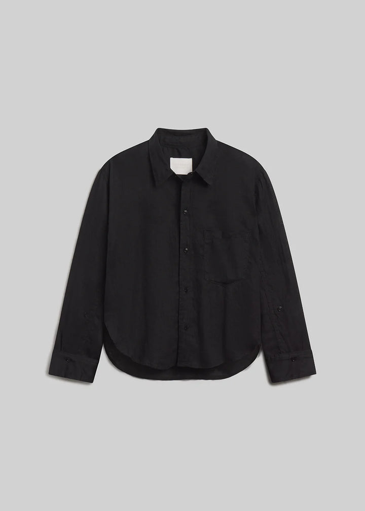 CITIZENS OF HUMANITY KAYLA SHRUNKEN LINEN SHIRT