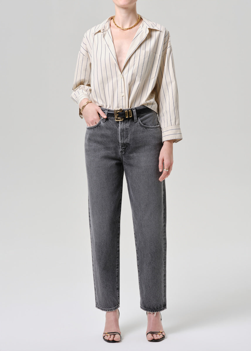 CITIZENS OF HUMANITY PETIT AMI STRIPED SHIRT