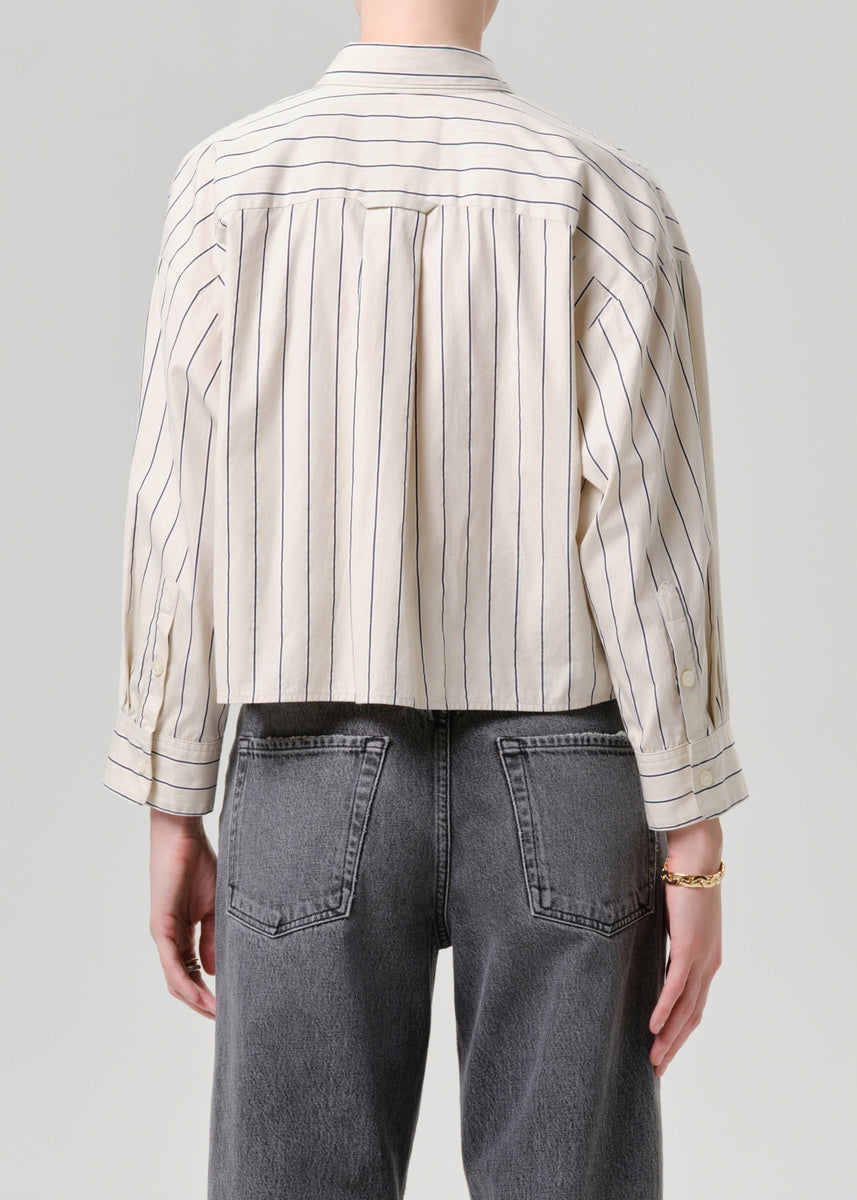 CITIZENS OF HUMANITY PETIT AMI STRIPED SHIRT