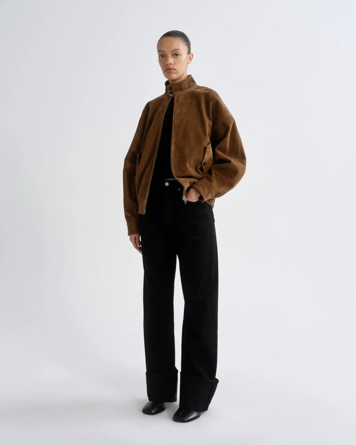 AGOLDE SUEDE BLAIR JACKET