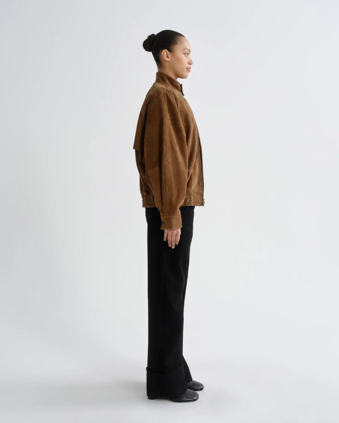 AGOLDE SUEDE BLAIR JACKET