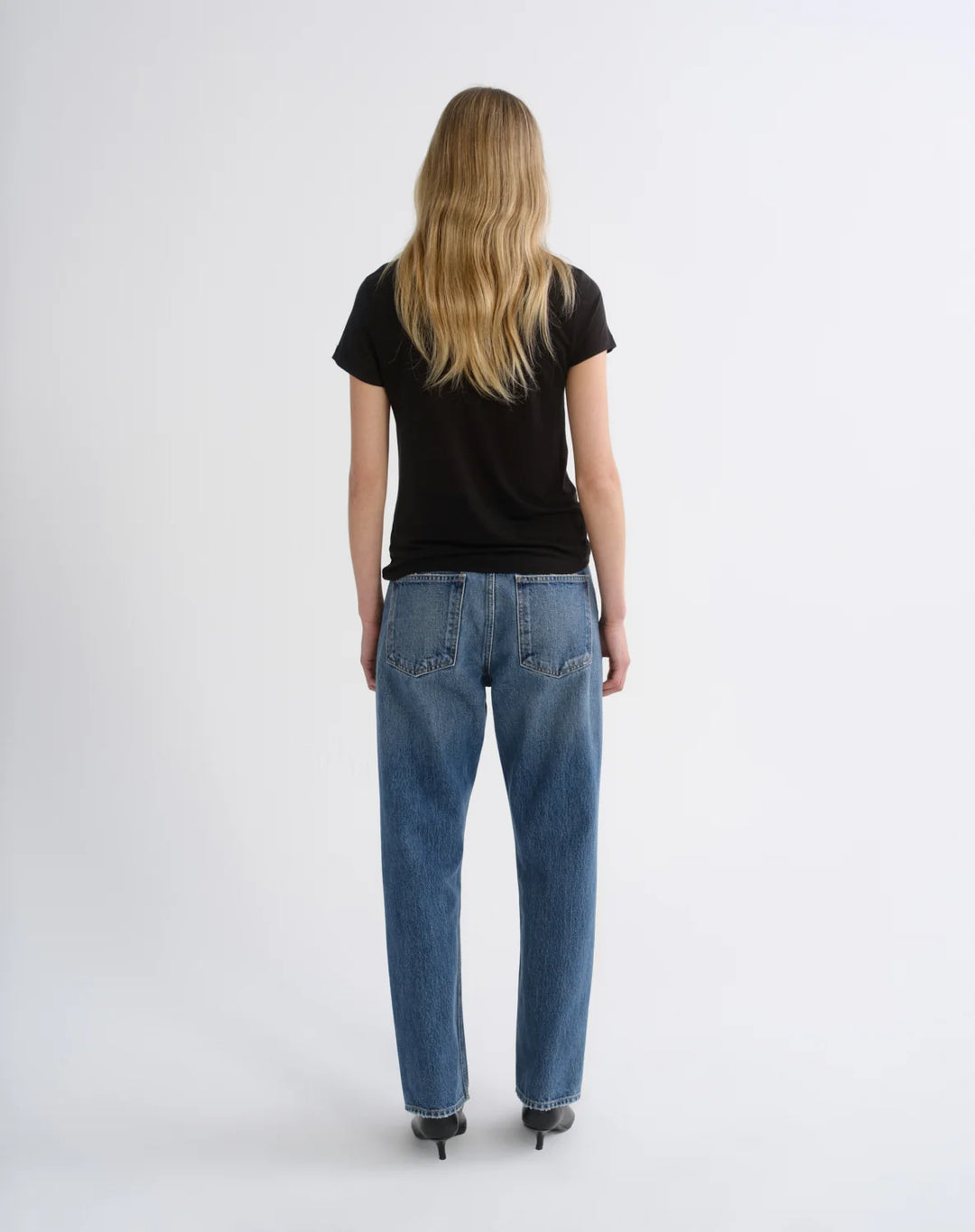 AGOLDE LONG LINE ADINE TEE