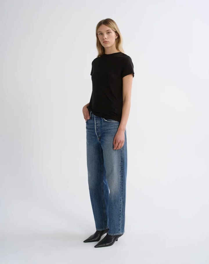 AGOLDE LONG LINE ADINE TEE
