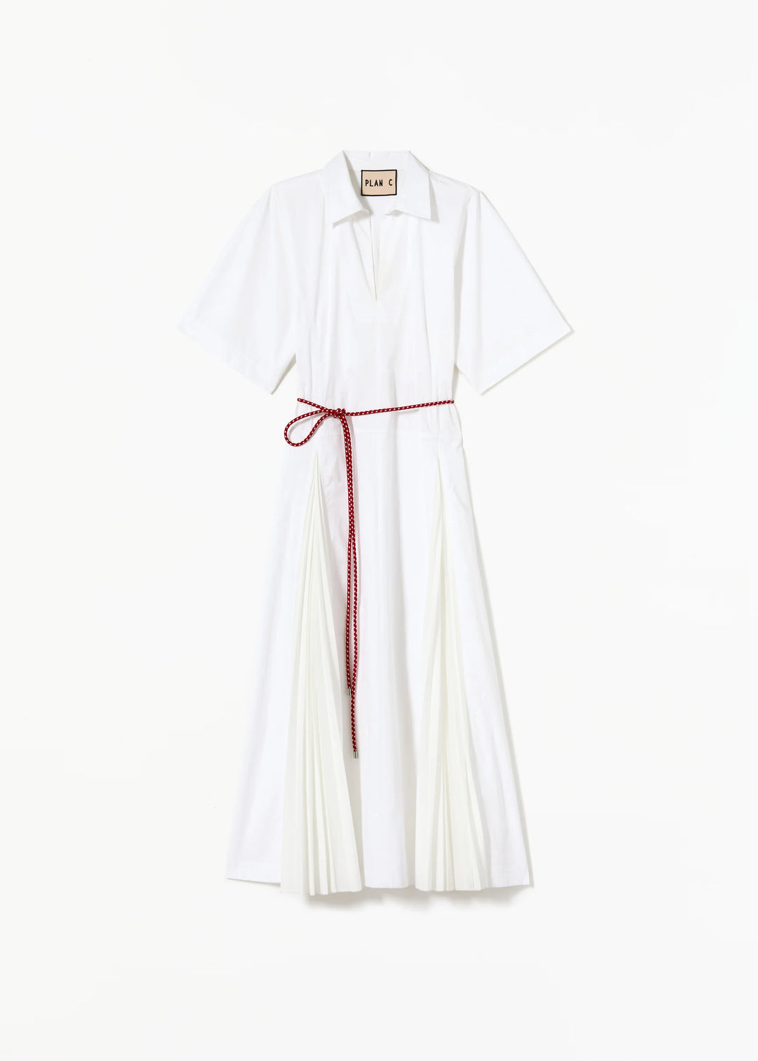 i saw it first white shirt dress I Saw It First polka dot puff sleeve midi dress in white