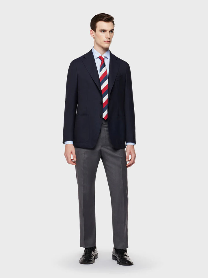 CARUSO BLUE WOOL AIDA JACKET