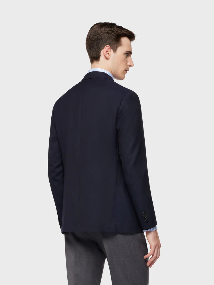 CARUSO BLUE WOOL AIDA JACKET