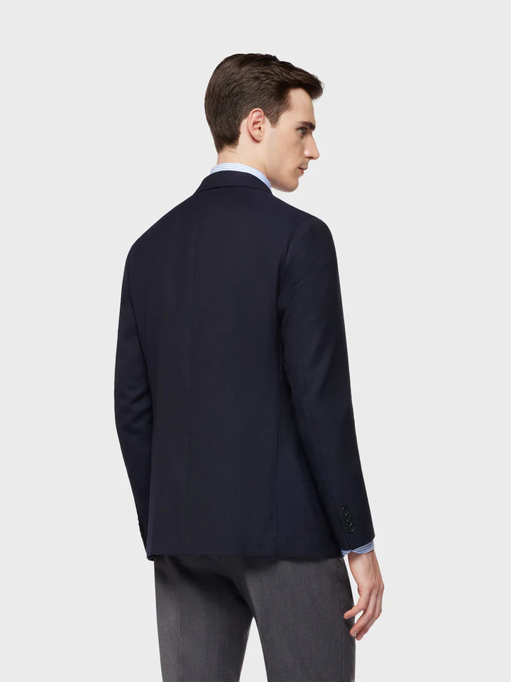 CARUSO BLUE WOOL AIDA JACKET