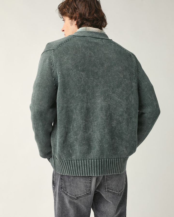 CORRIDOR ACID WASH CARDIGAN