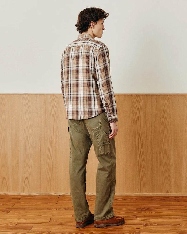 CORRIDOR BROWN PLAID FLANNEL