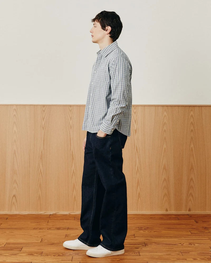 CORRIDOR AMERICANA BLUE CHECK SHIRT