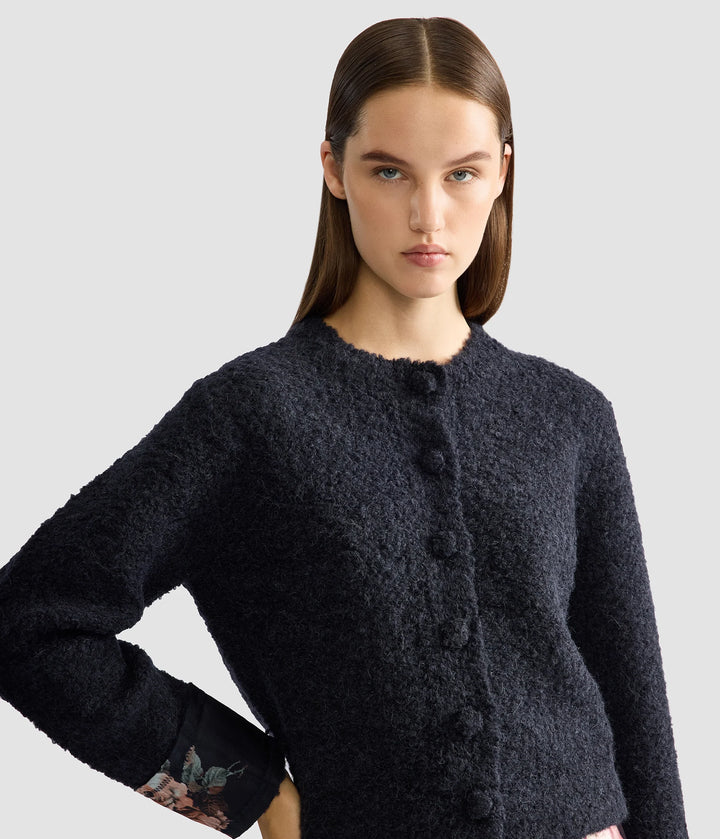 ERDEM BOUCLE CARDIGAN