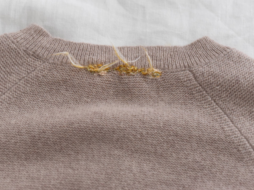 MAKIE ANTONIA ROSSI HAND-EMBROIDERED CASHMERE CARDIGAN