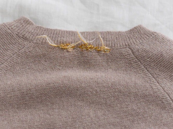 MAKIE ANTONIA ROSSI HAND-EMBROIDERED CASHMERE CARDIGAN