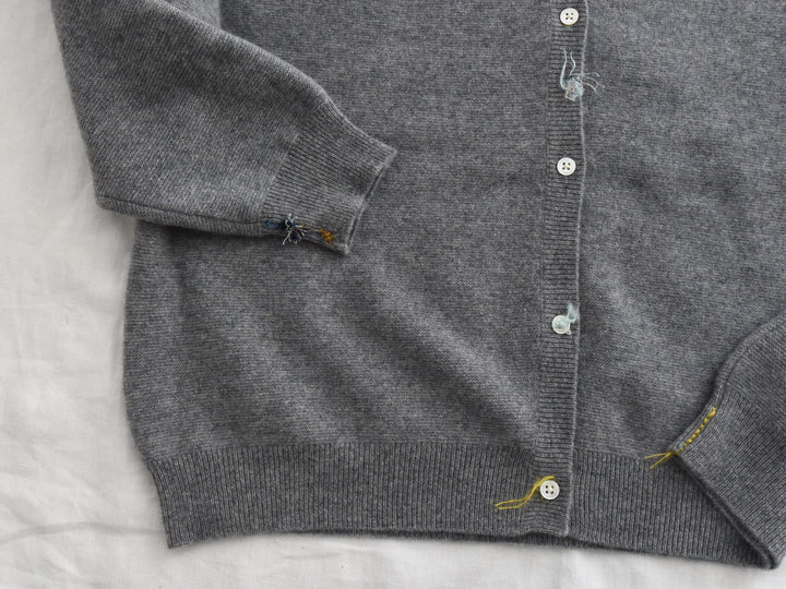 MAKIE ANTONIA ROSSI HAND-EMBROIDERED CASHMERE CARDIGAN