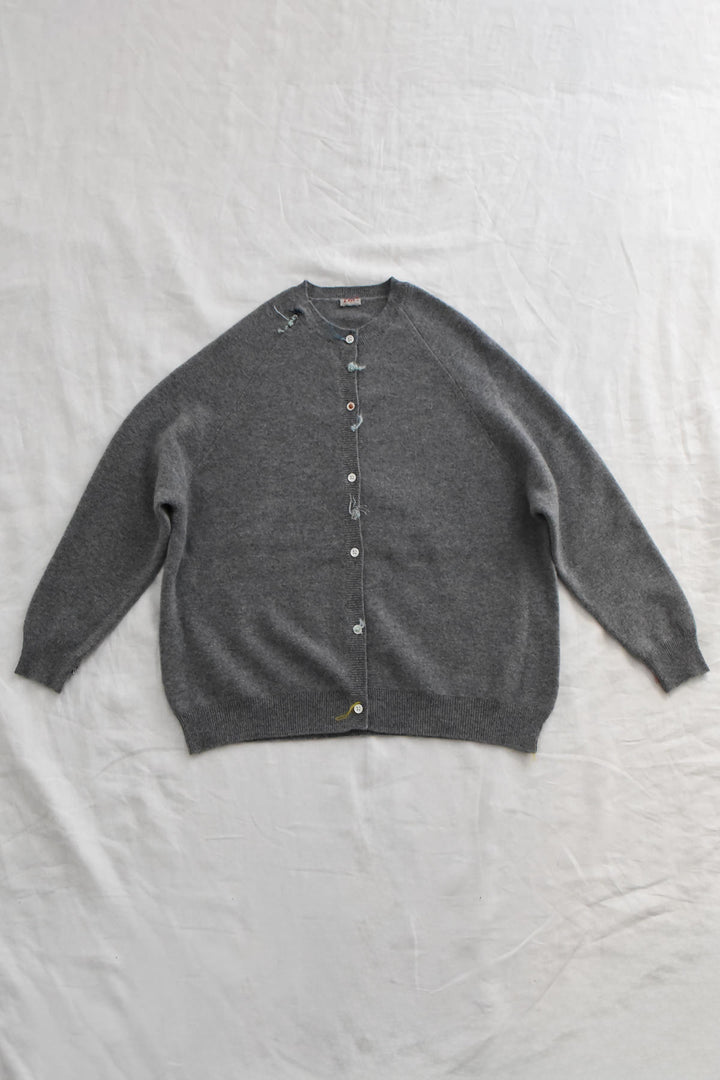 MAKIE ANTONIA ROSSI HAND-EMBROIDERED CASHMERE CARDIGAN