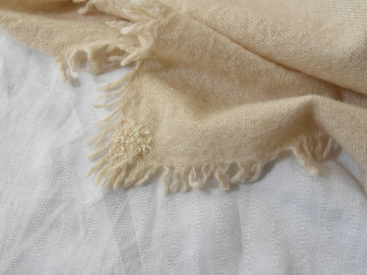 MAKIE ANTINIA ROSSI HAND-EMBROIDERED CASHMERE SCARF