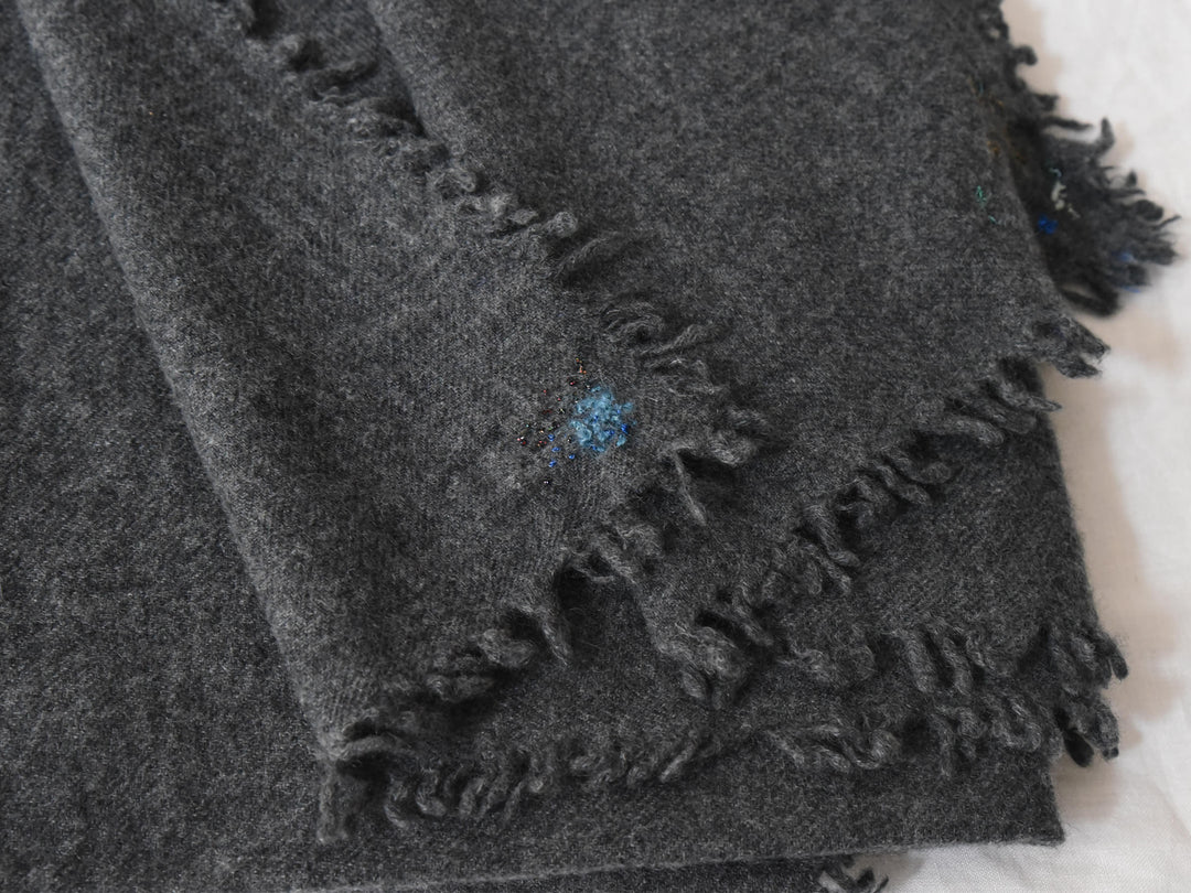 MAKIE ANTINIA ROSSI HAND-EMBROIDERED CASHMERE SCARF