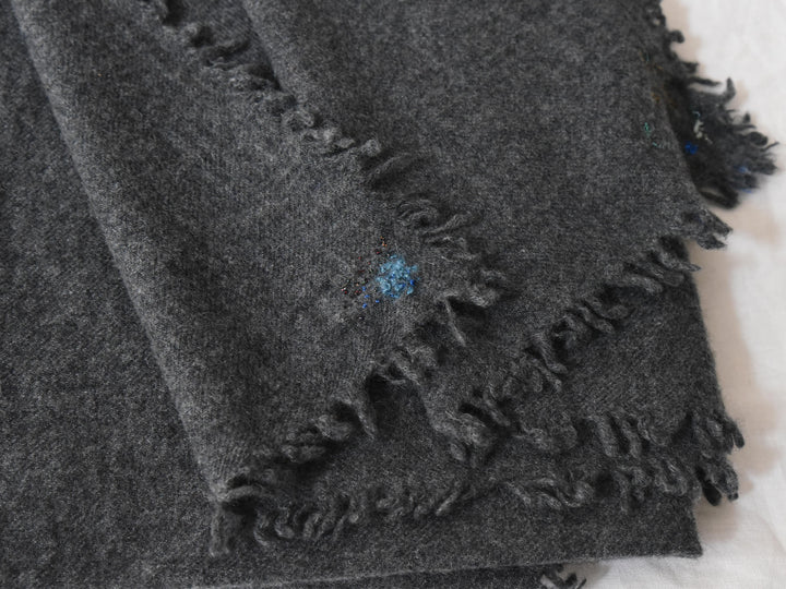 MAKIE ANTINIA ROSSI HAND-EMBROIDERED CASHMERE SCARF