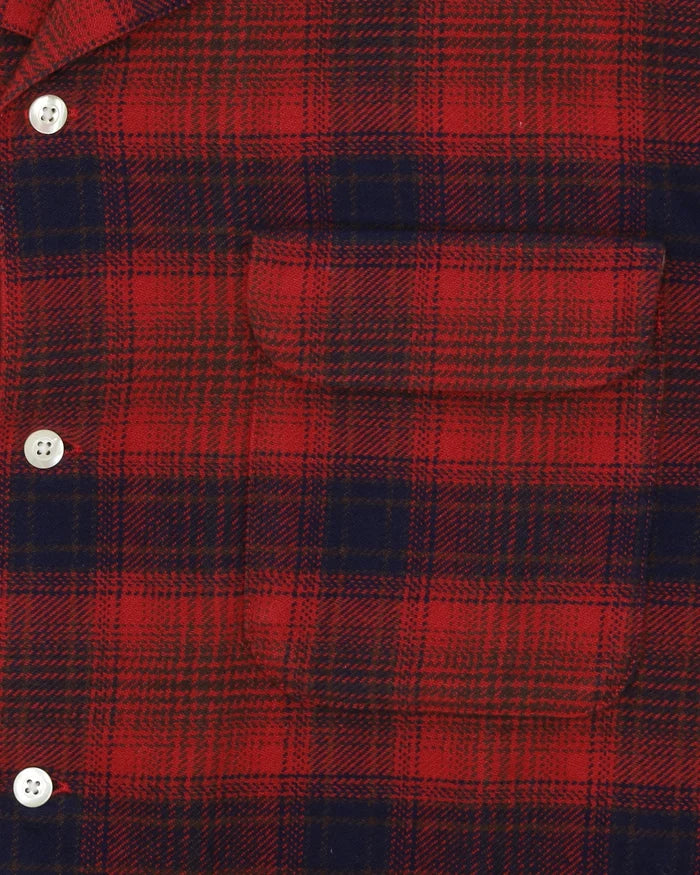 FORTELA BAKER PLAID COTTON BOWLING SHIRT