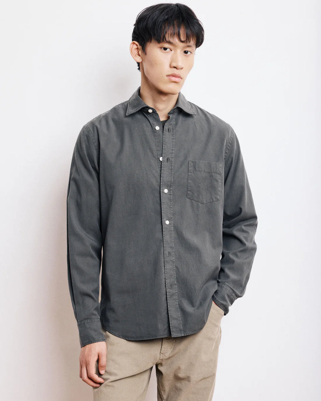 HARTFORD PAUL TENCEL & COTTON SHIRT