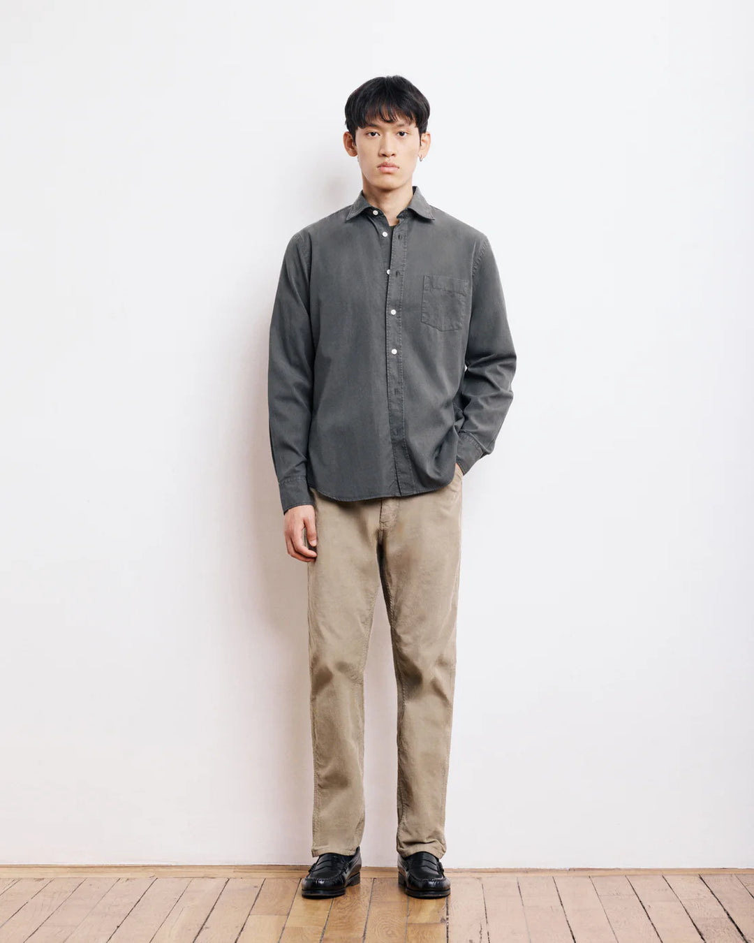 HARTFORD PAUL TENCEL & COTTON SHIRT
