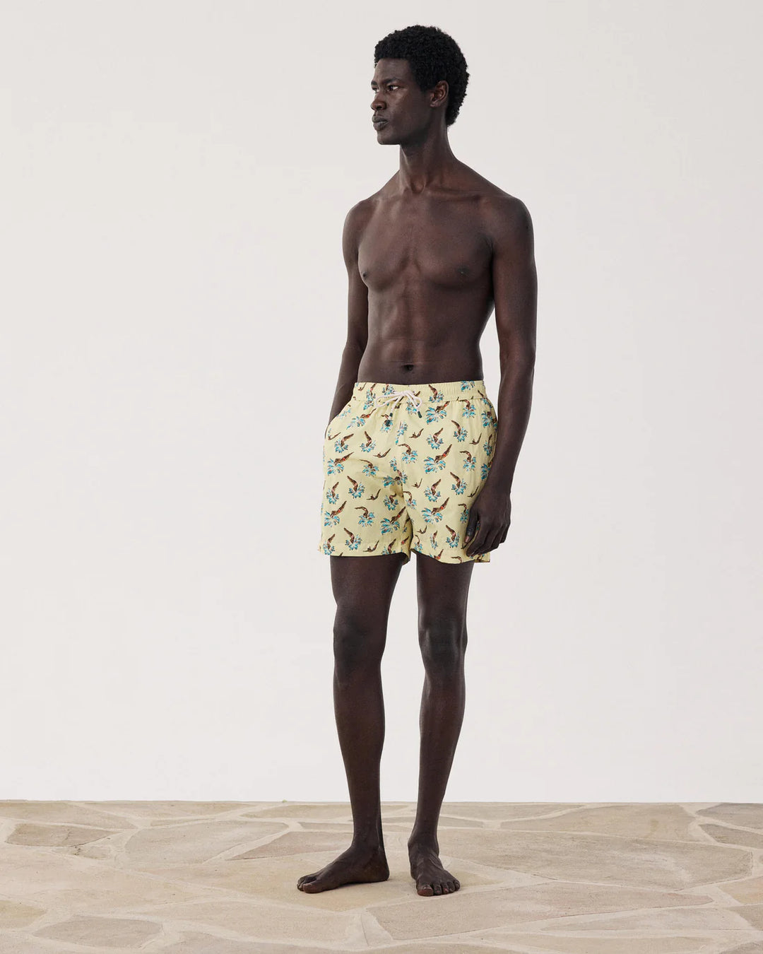 HARTFORD PRINT SWIM TRUNKS