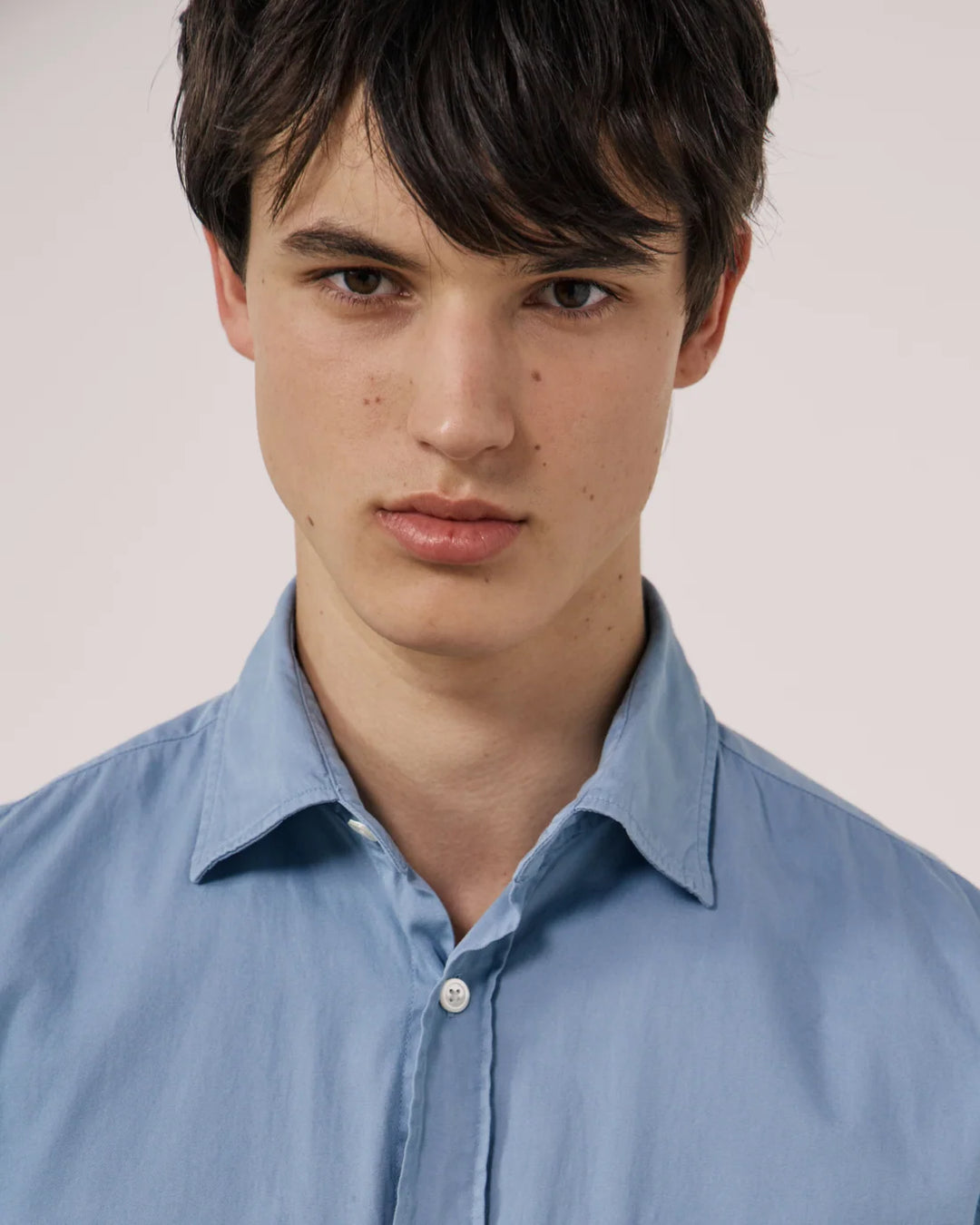 HARTFORD PAUL PAT PEACH TWILL SHIRT