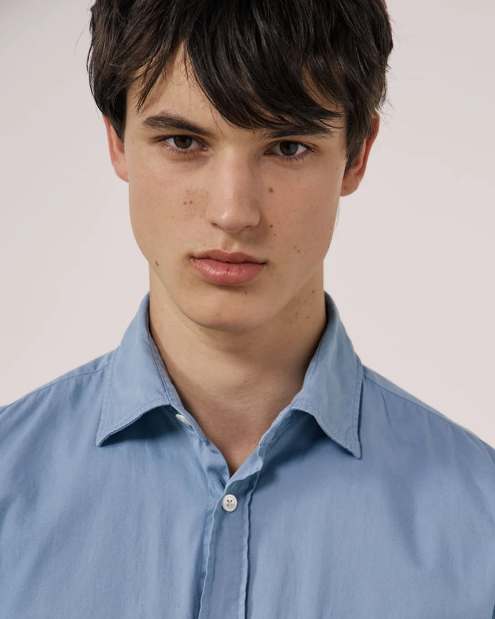 HARTFORD PAUL PAT PEACH TWILL SHIRT